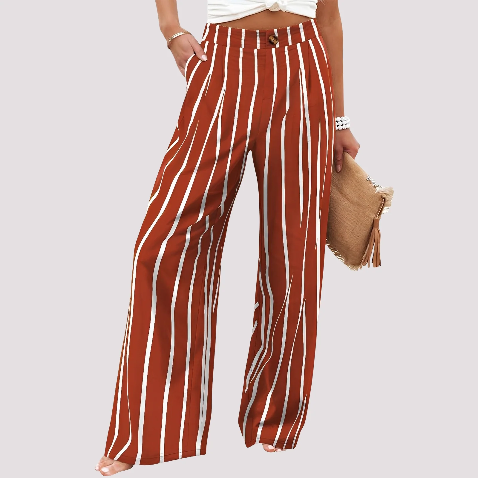 Helen - Pantalon décontracté à jambes larges pour femmes - Image 3