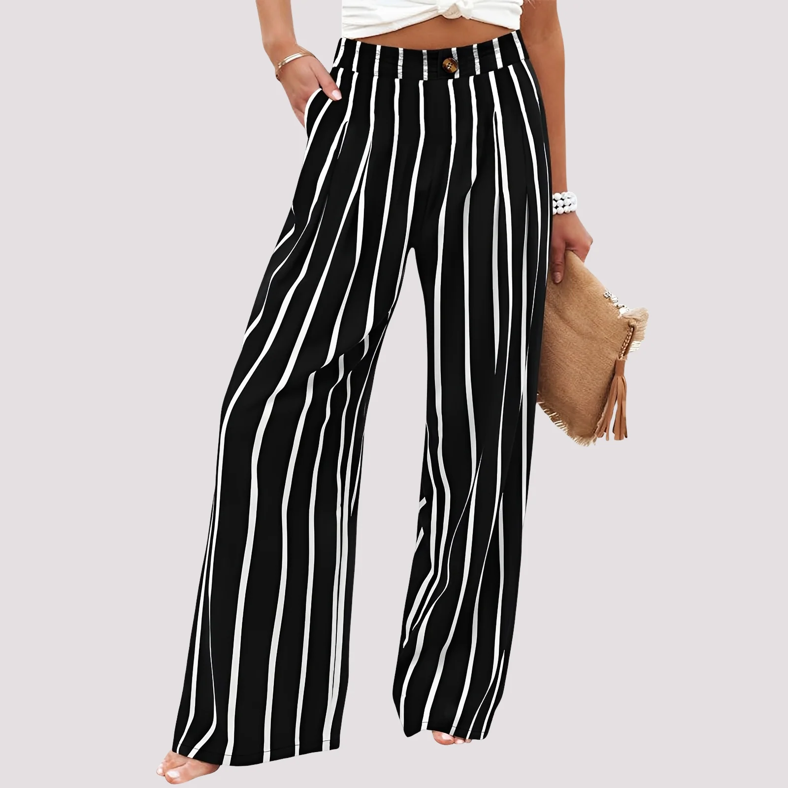 Helen - Pantalon décontracté à jambes larges pour femmes - Image 4