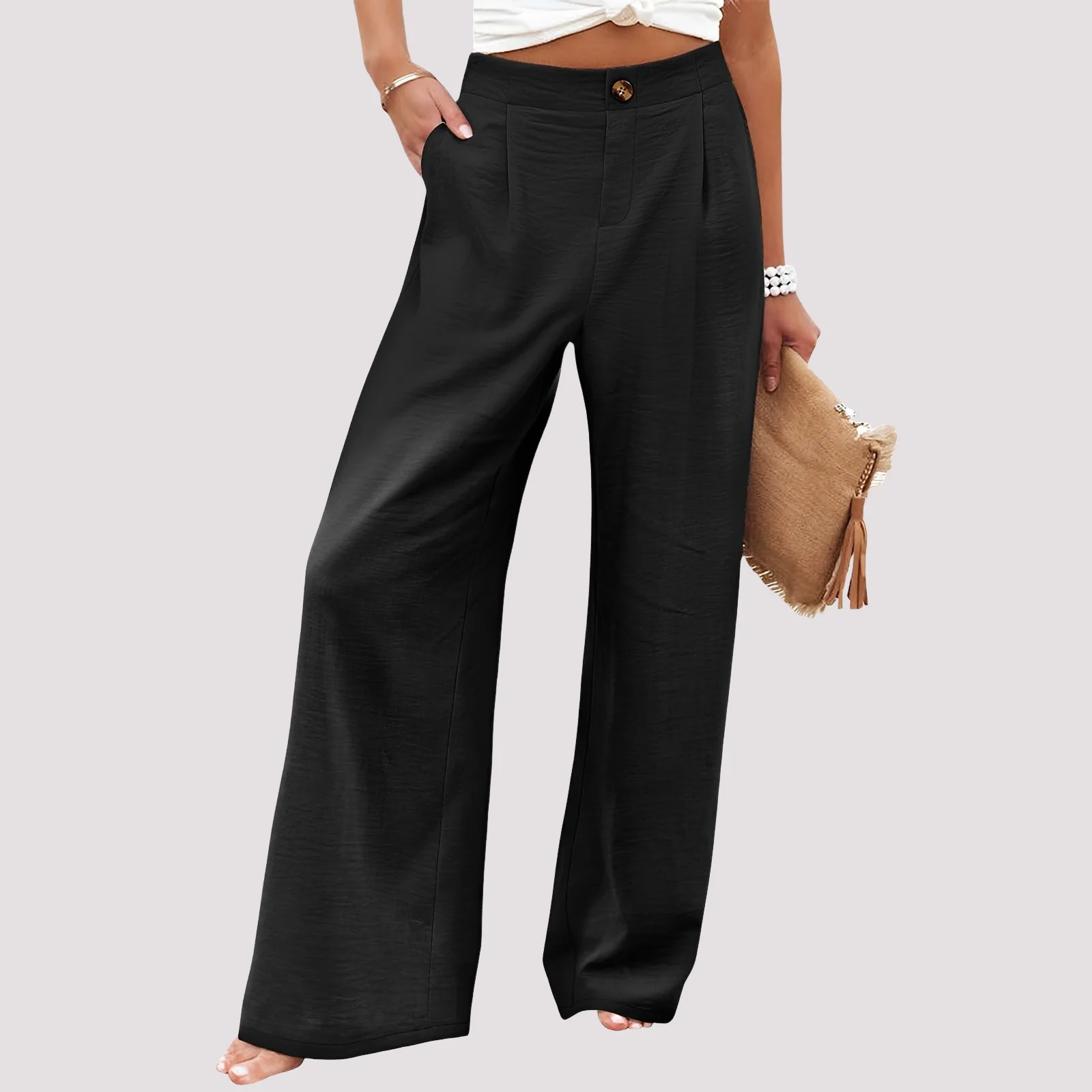 Helen - Pantalon décontracté à jambes larges pour femmes - Image 7