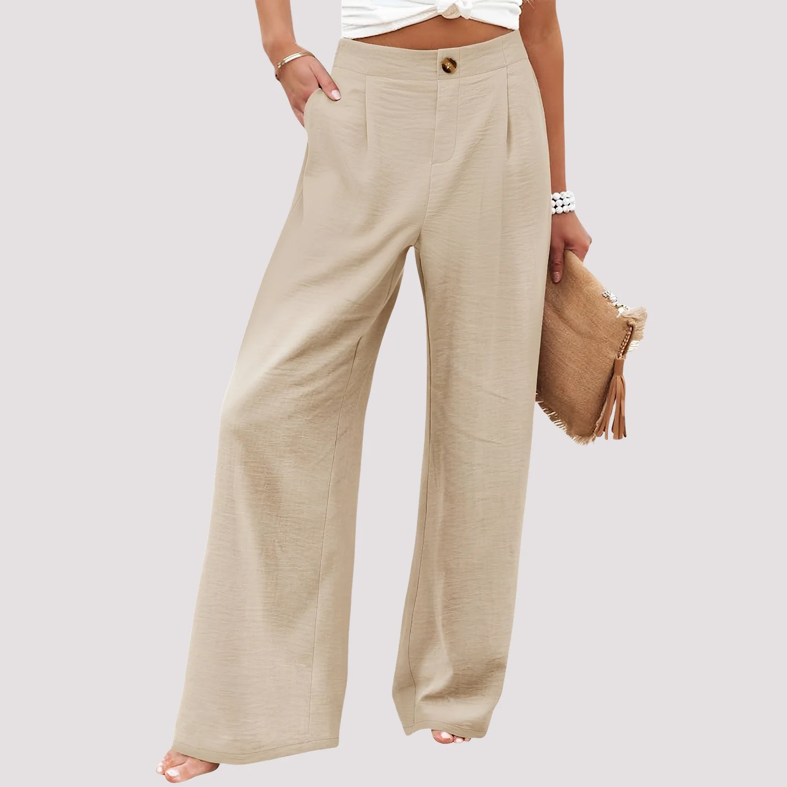 Helen - Pantalon décontracté à jambes larges pour femmes - Image 8