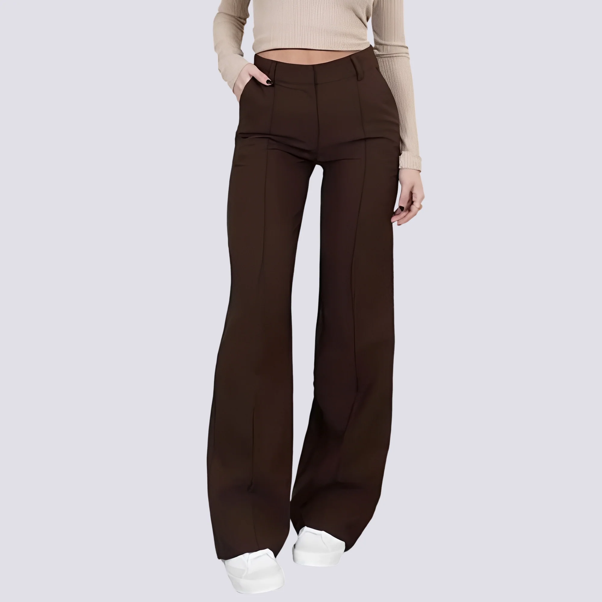 Herbie - Pantalon Taille Haute Décontracté - Image 4