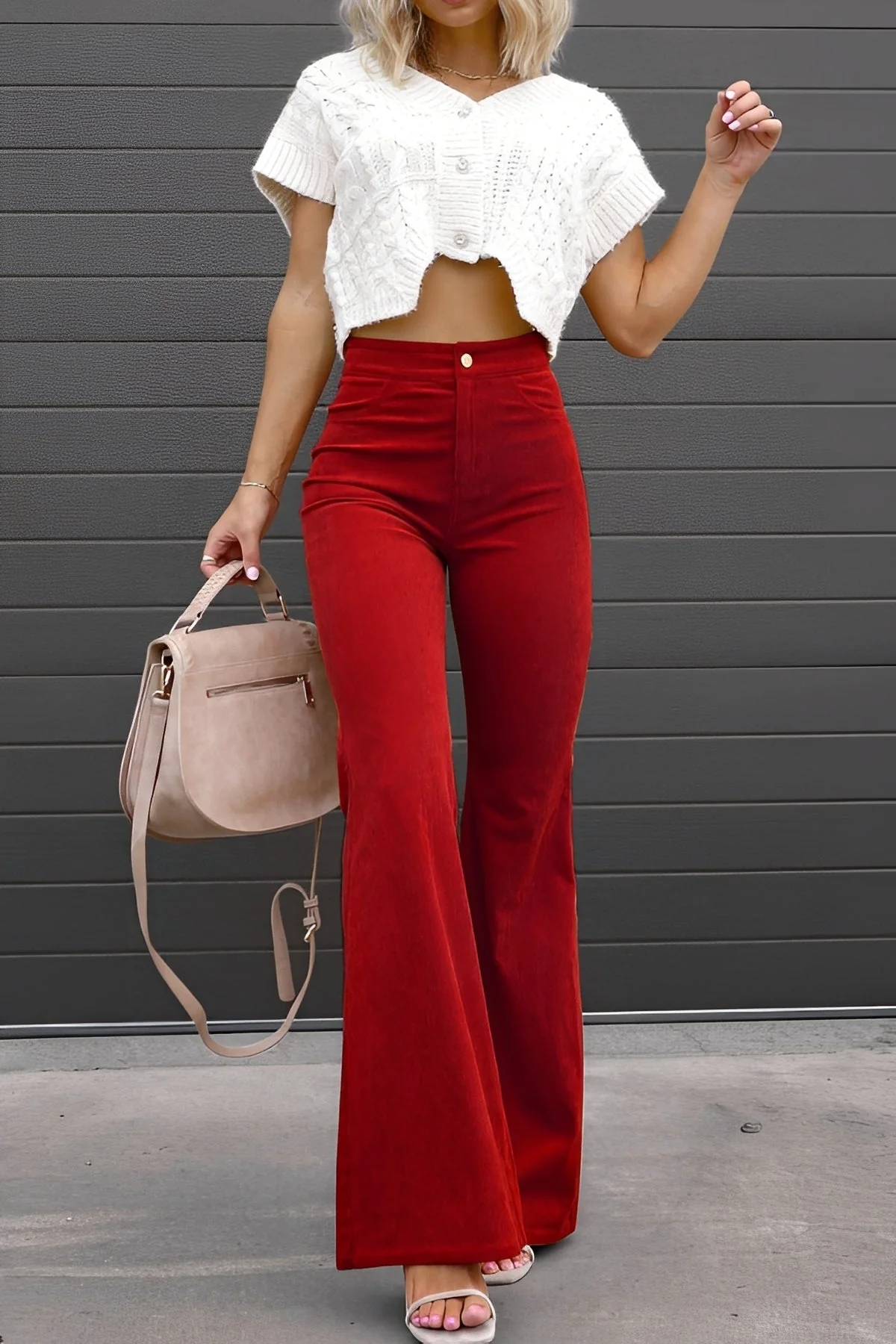 Jacqueline - Pantalon Femme - Élégant et Évasé - Image 5