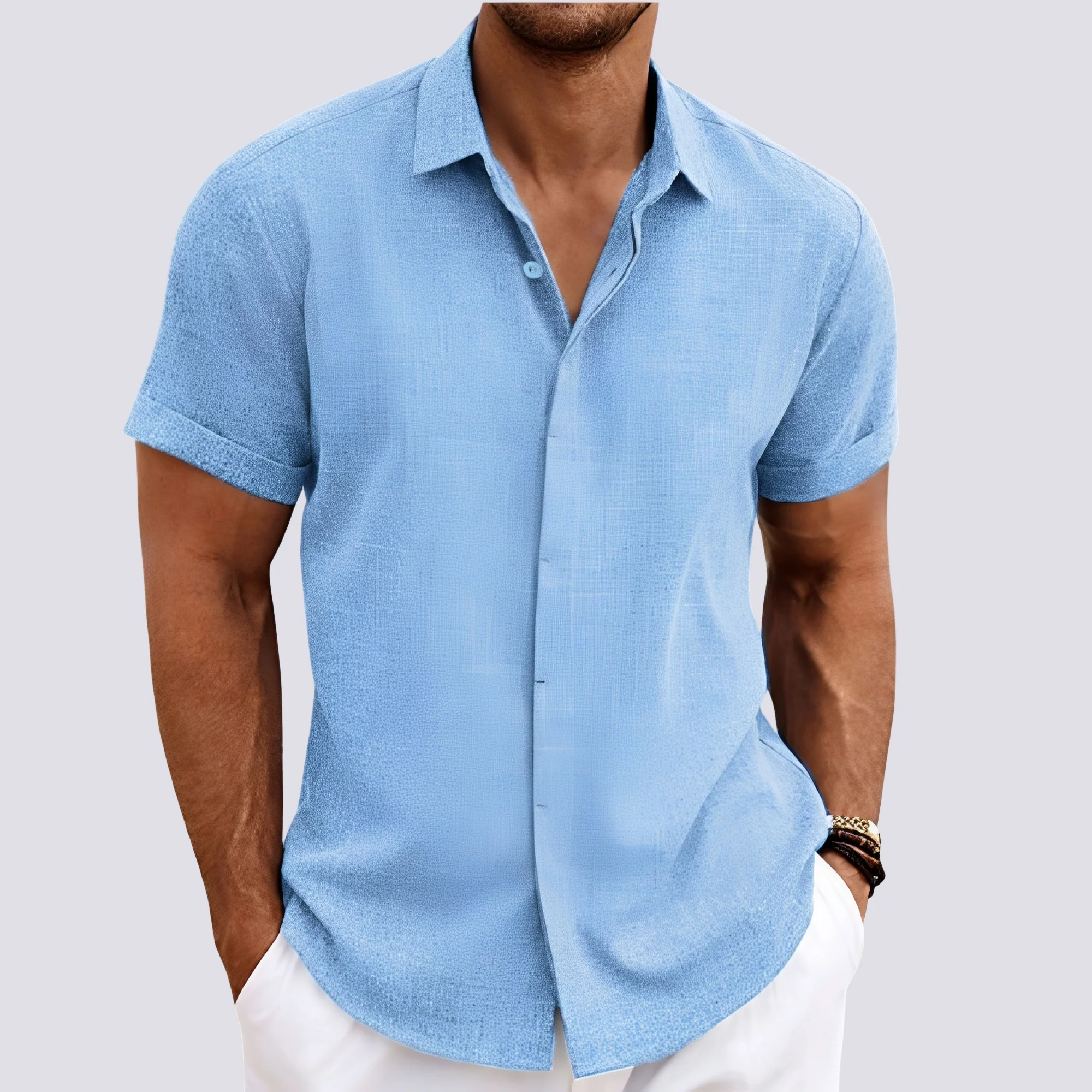 Jamie – Chemise pour homme – décontractée et confortable - Image 7