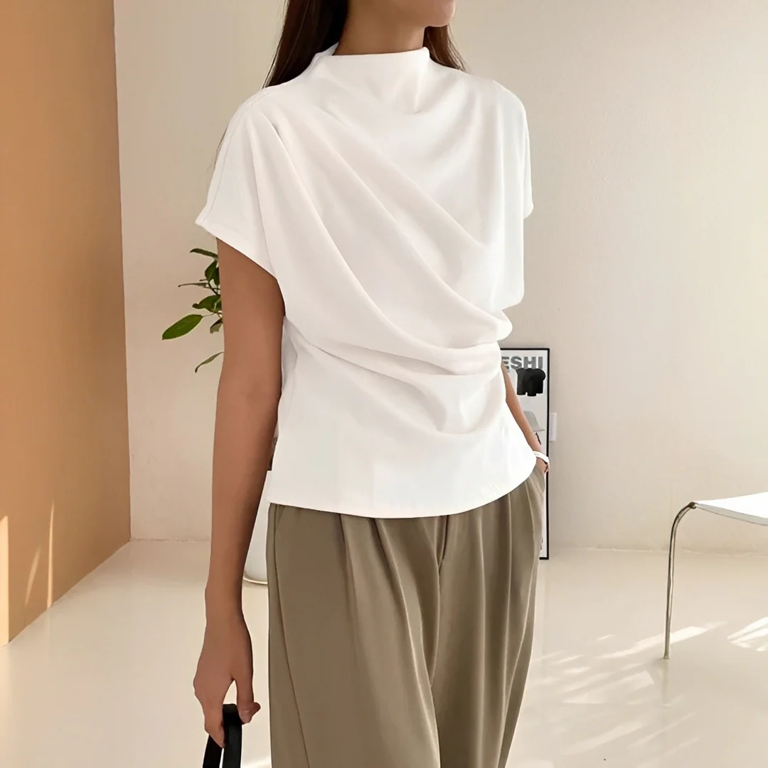 Janica - Blouse à Manches Courtes Relax