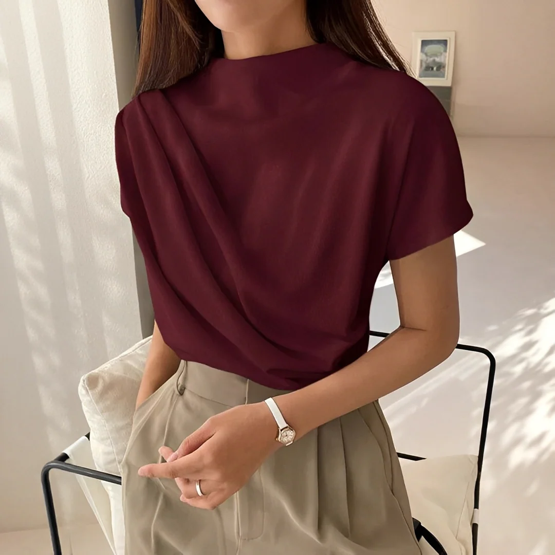 Janica - Blouse à Manches Courtes Relax - Image 3