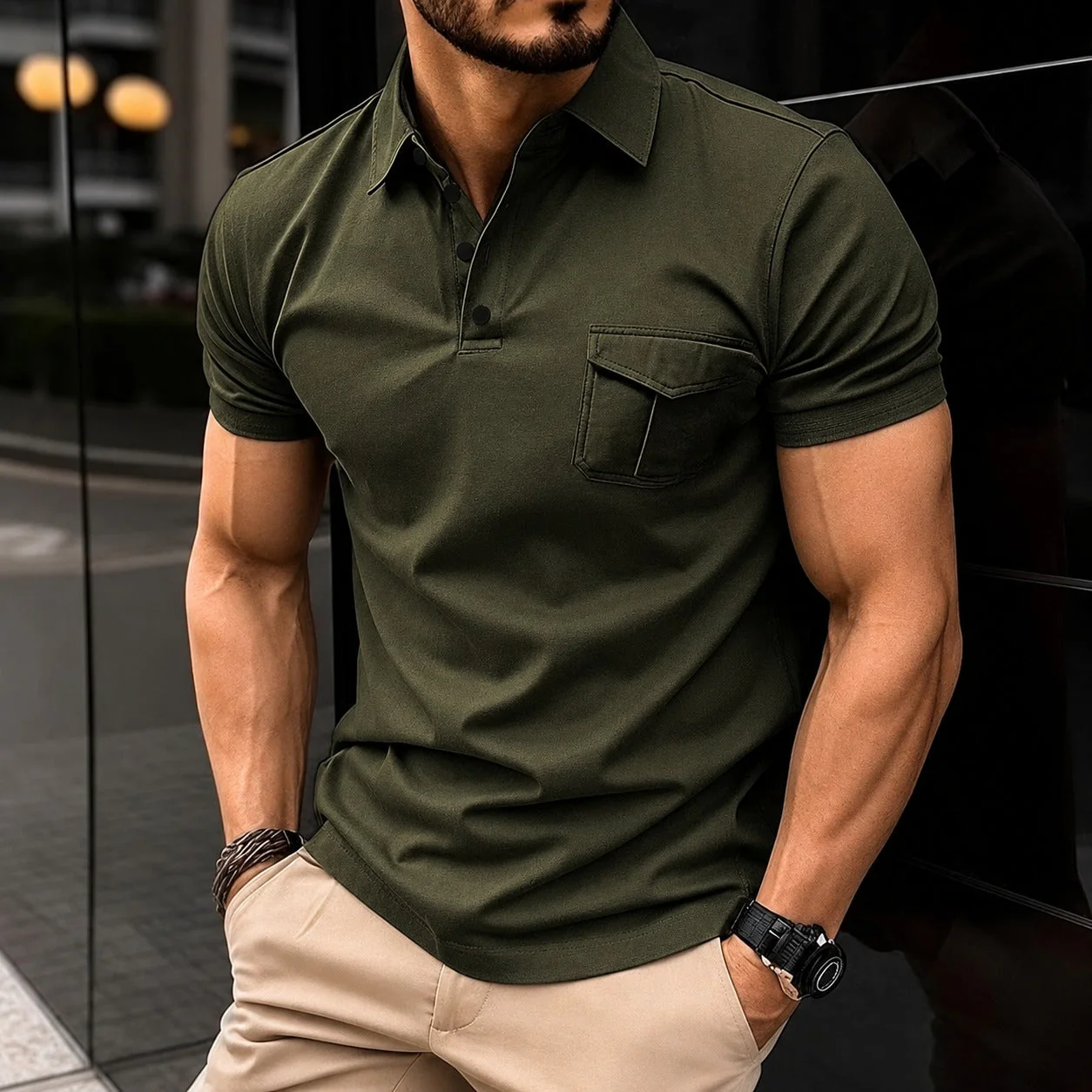 Jayden - Polo ajusté et élégant - Image 3