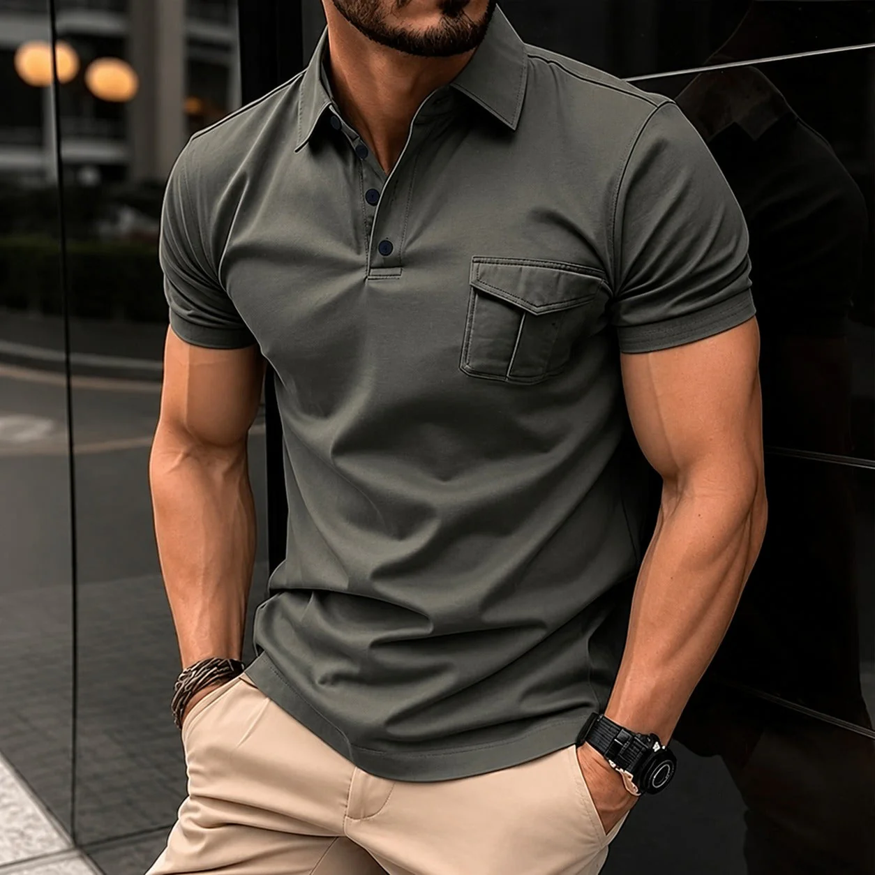 Jayden - Polo ajusté et élégant - Image 5