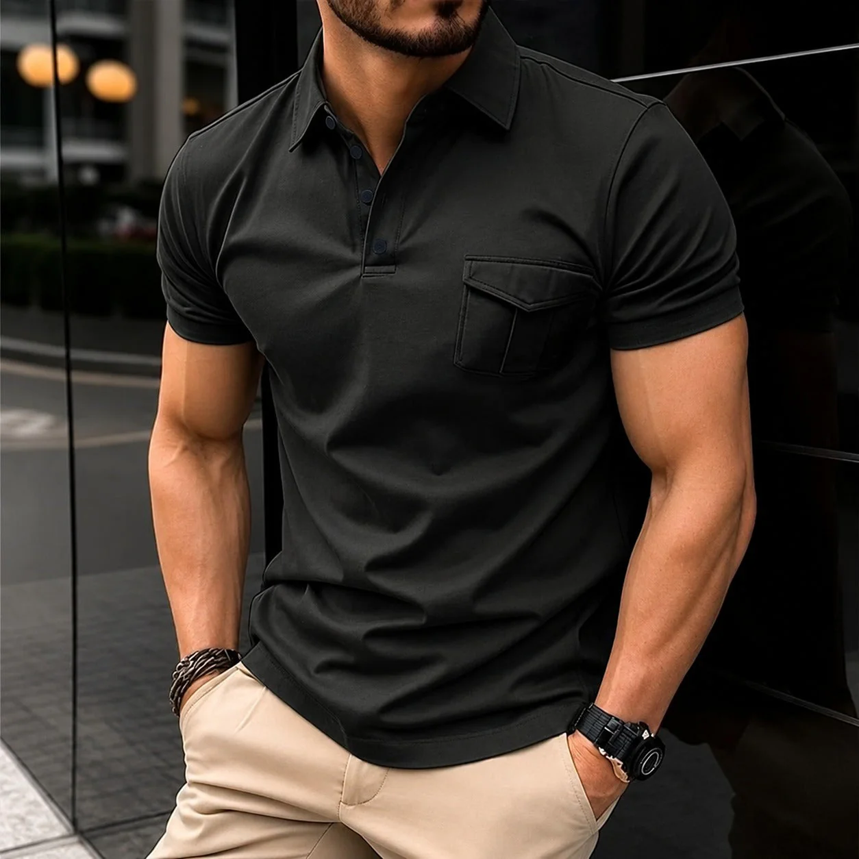 Jayden - Polo ajusté et élégant - Image 6