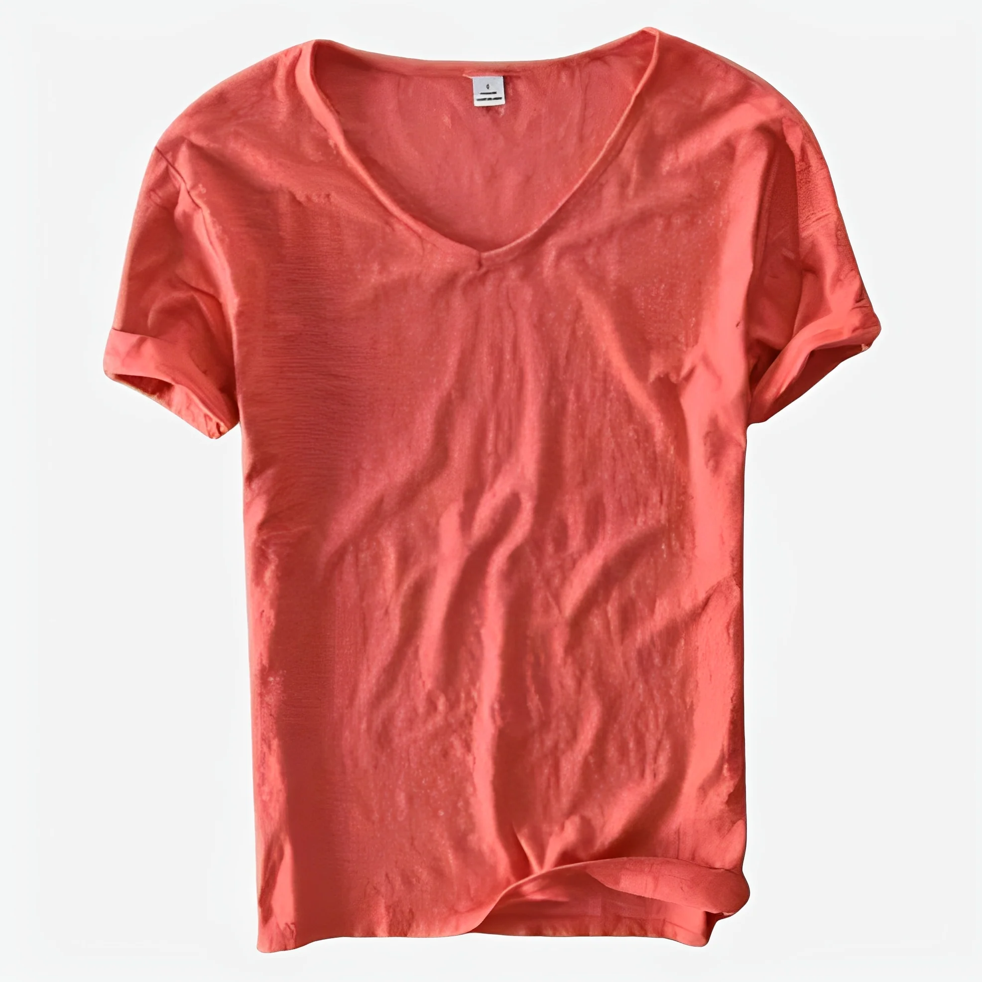 Jayson - T-shirt estival ample pour homme avec col en V - Image 6