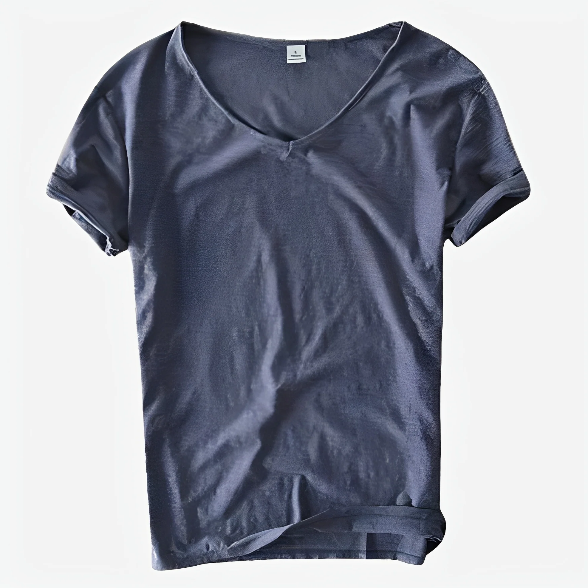 Jayson - T-shirt estival ample pour homme avec col en V - Image 8