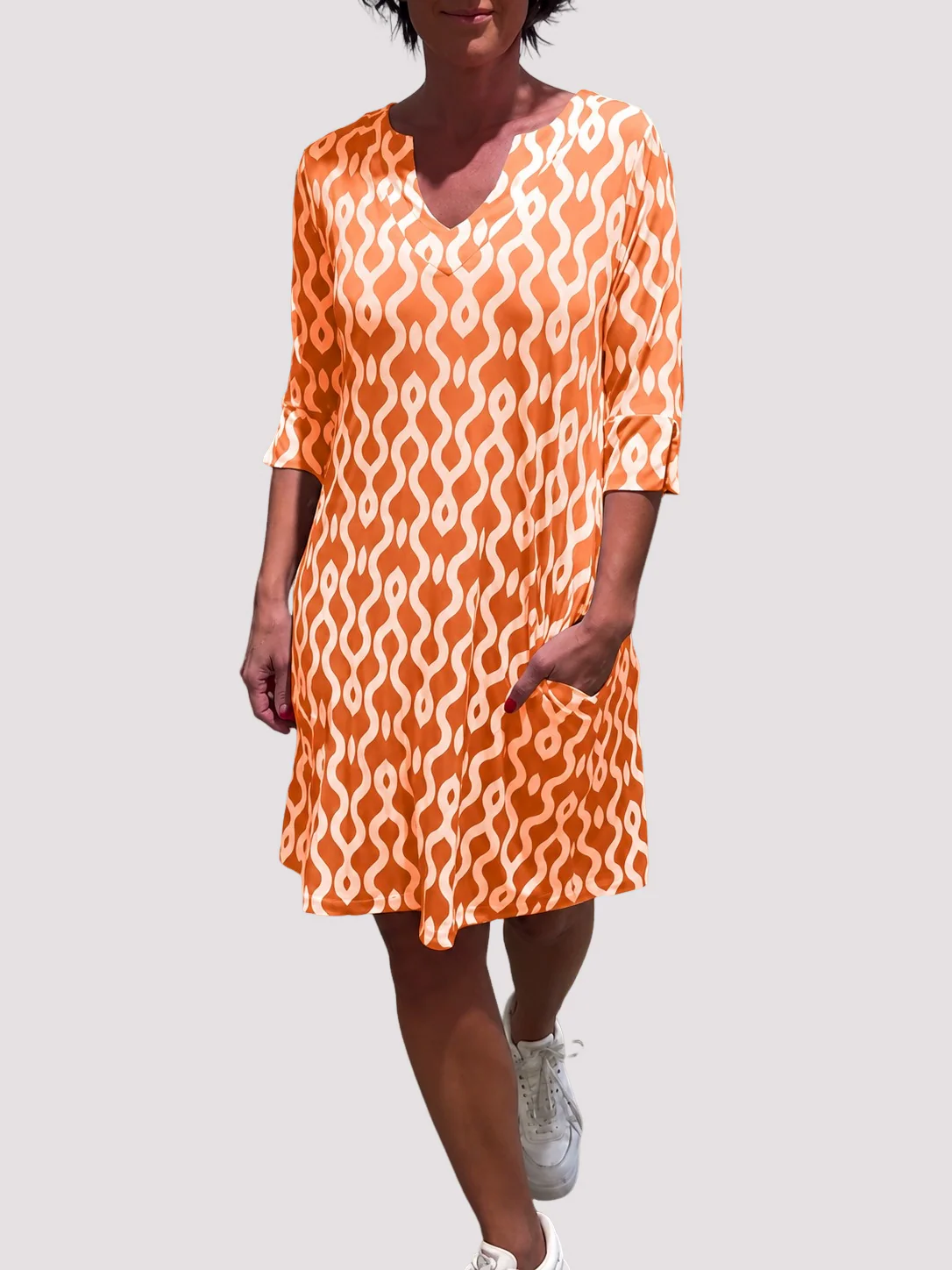 Jazmin - Robe Midi Ample à Volants