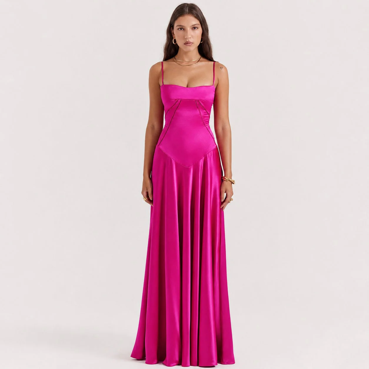 Jazmine - Robe longue sophistiquée - Image 3