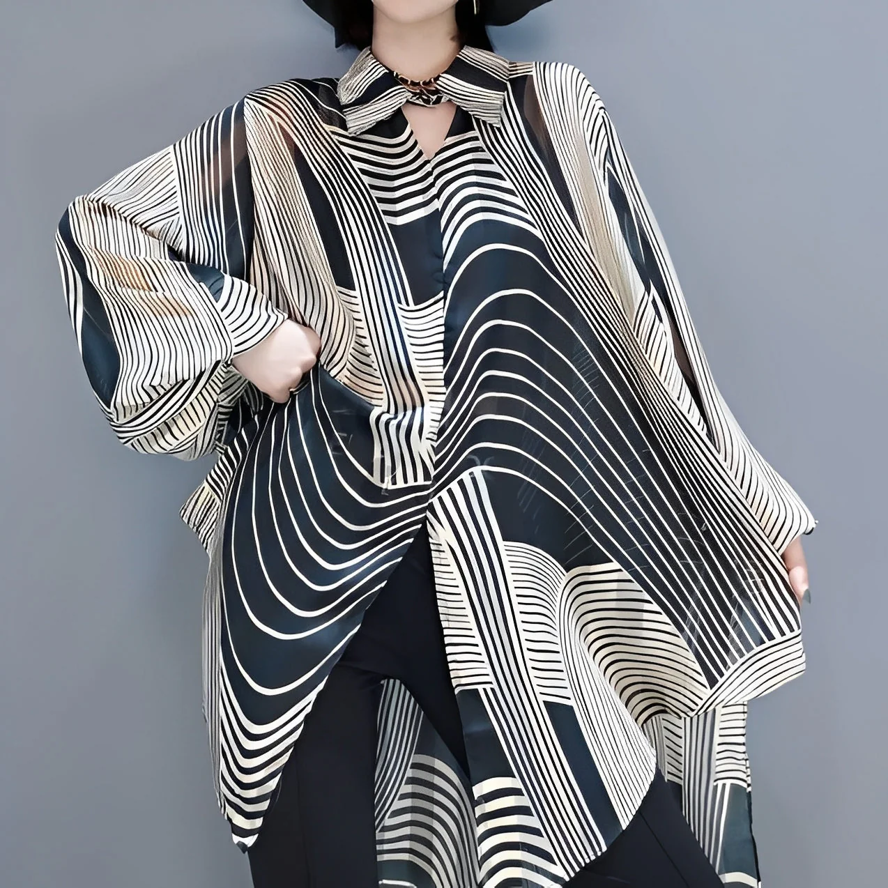 Jean - Blouse en chiffon élégante pour femmes