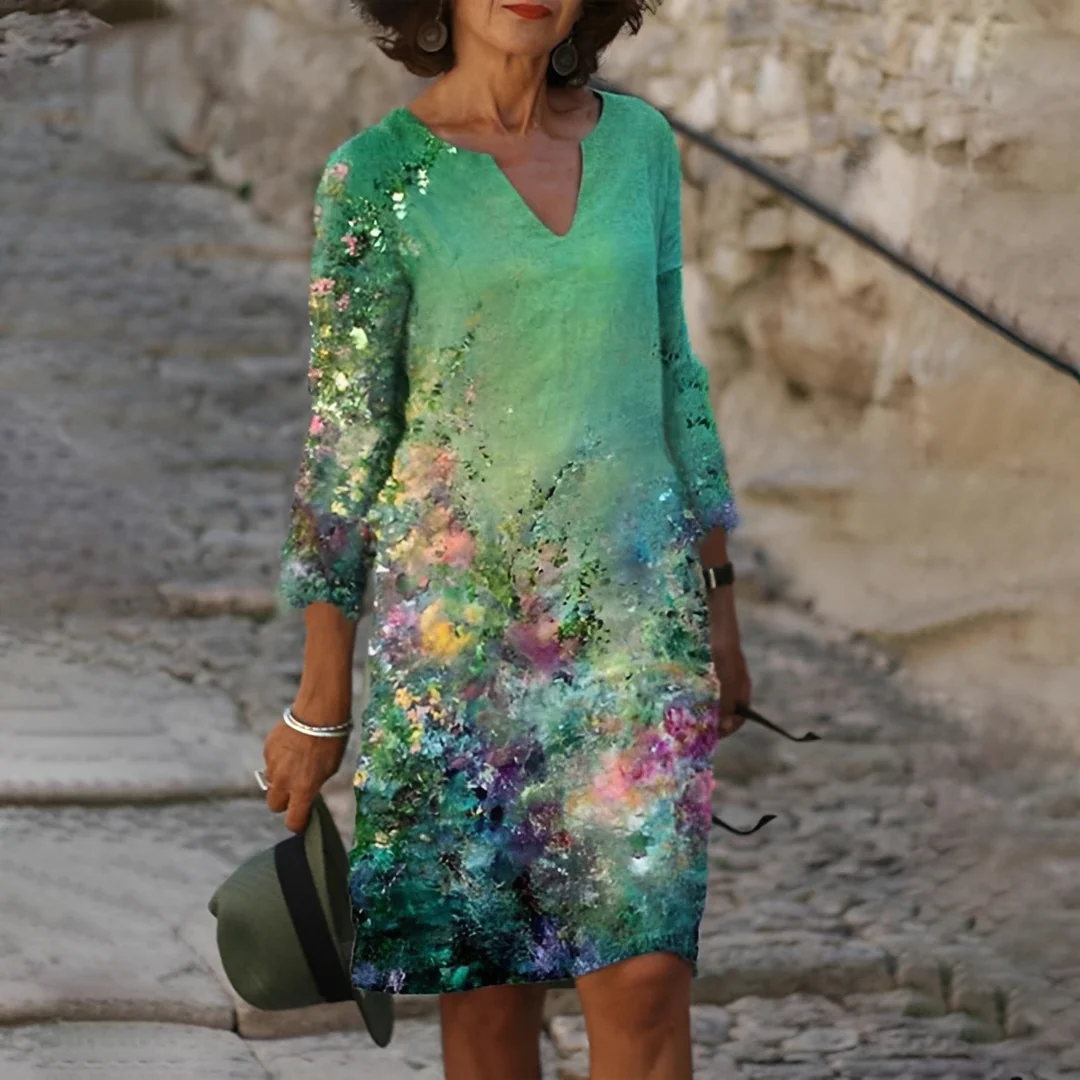 Jenette - Élégante robe à fleurs pour femmes - Image 7