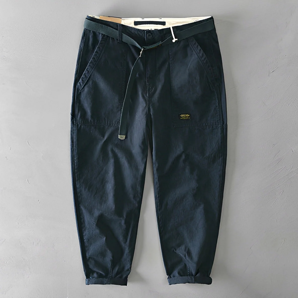 Jeoffrey - Pantalon Décontracté Ceinturé Ample - Image 5