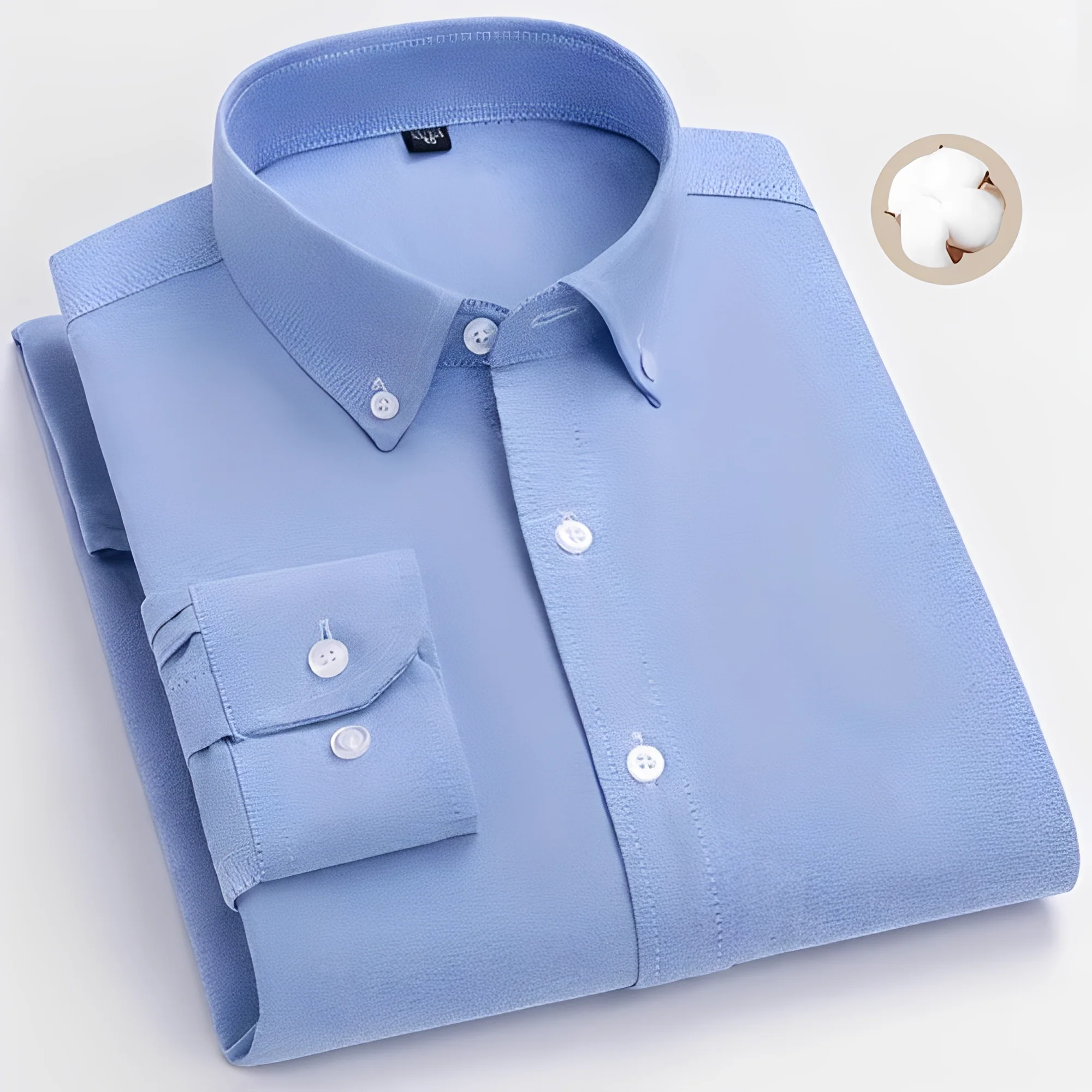 Jezriel - Chemise à carreaux moderne avec manches longues pour homme - Image 3