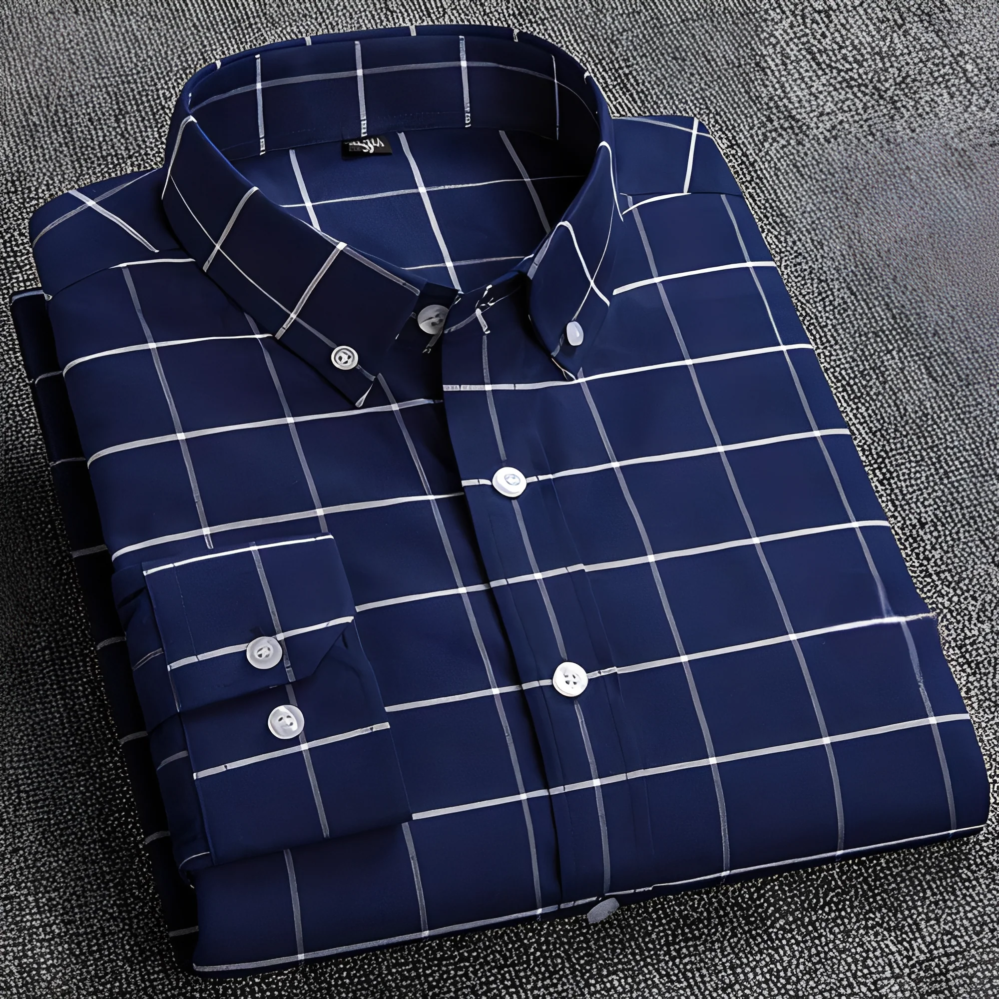 Jezriel - Chemise à carreaux moderne avec manches longues pour homme - Image 7