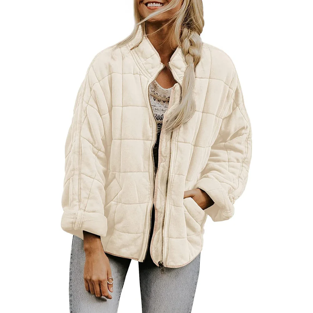 Jordana - Grande veste matelassée avec poches pour femmes