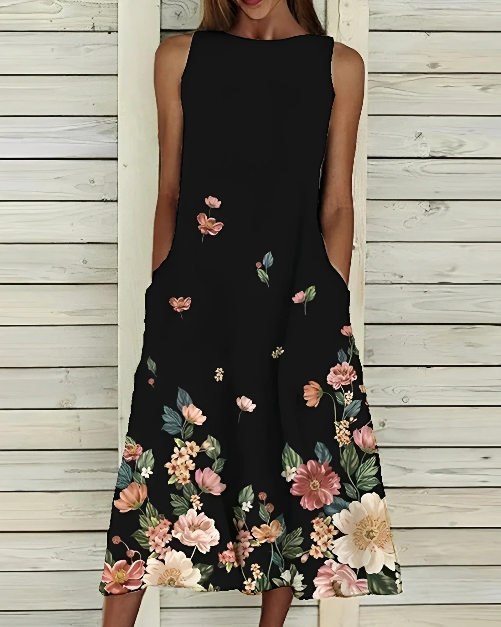 Josephine - Robe élégante à motif floral pour femmes - Image 8