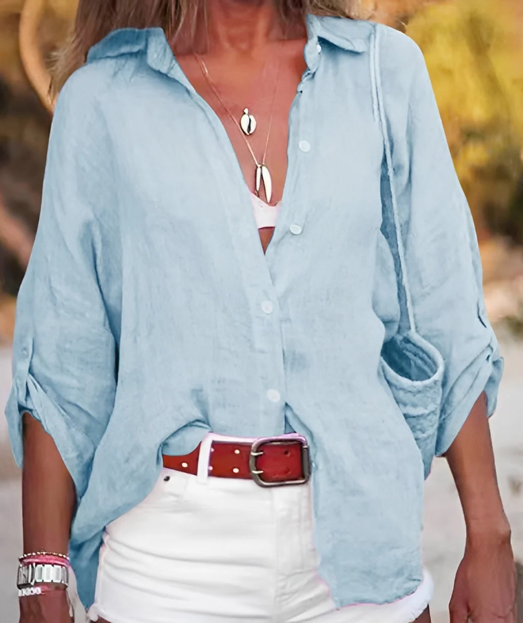 Joyce - Blouse décontractée et ample pour femmes