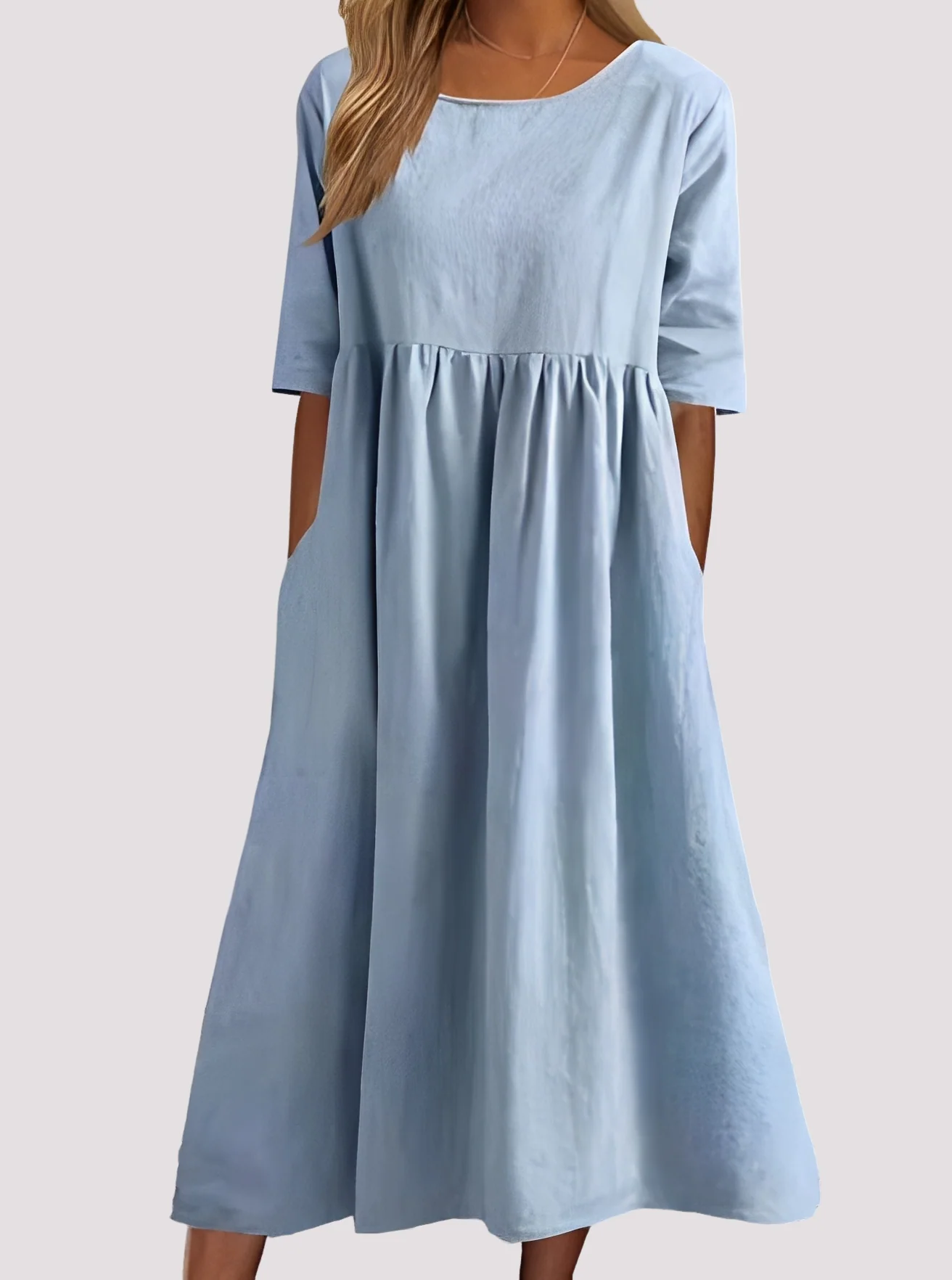 Julie - Robe décontractée avec poches pour femmes - Image 2