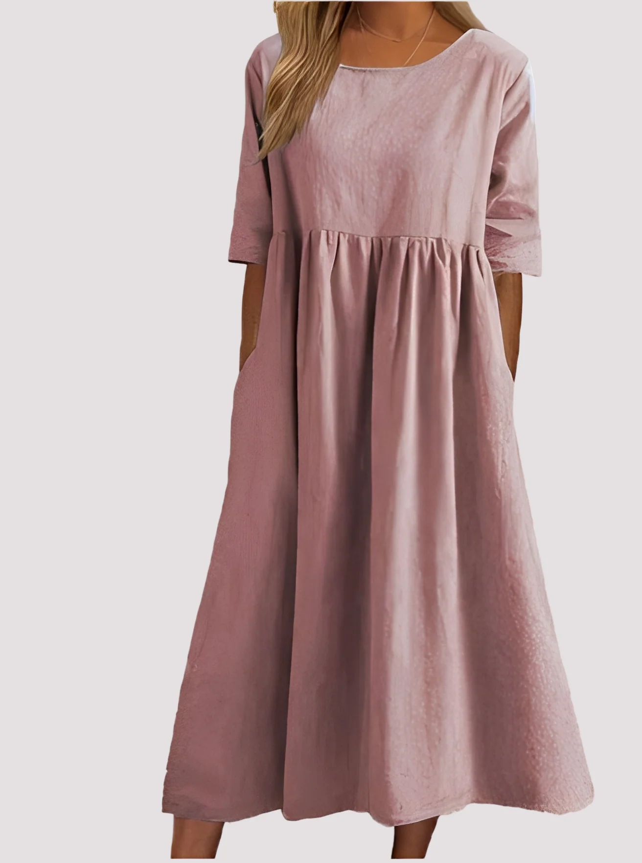 Julie - Robe décontractée avec poches pour femmes - Image 3
