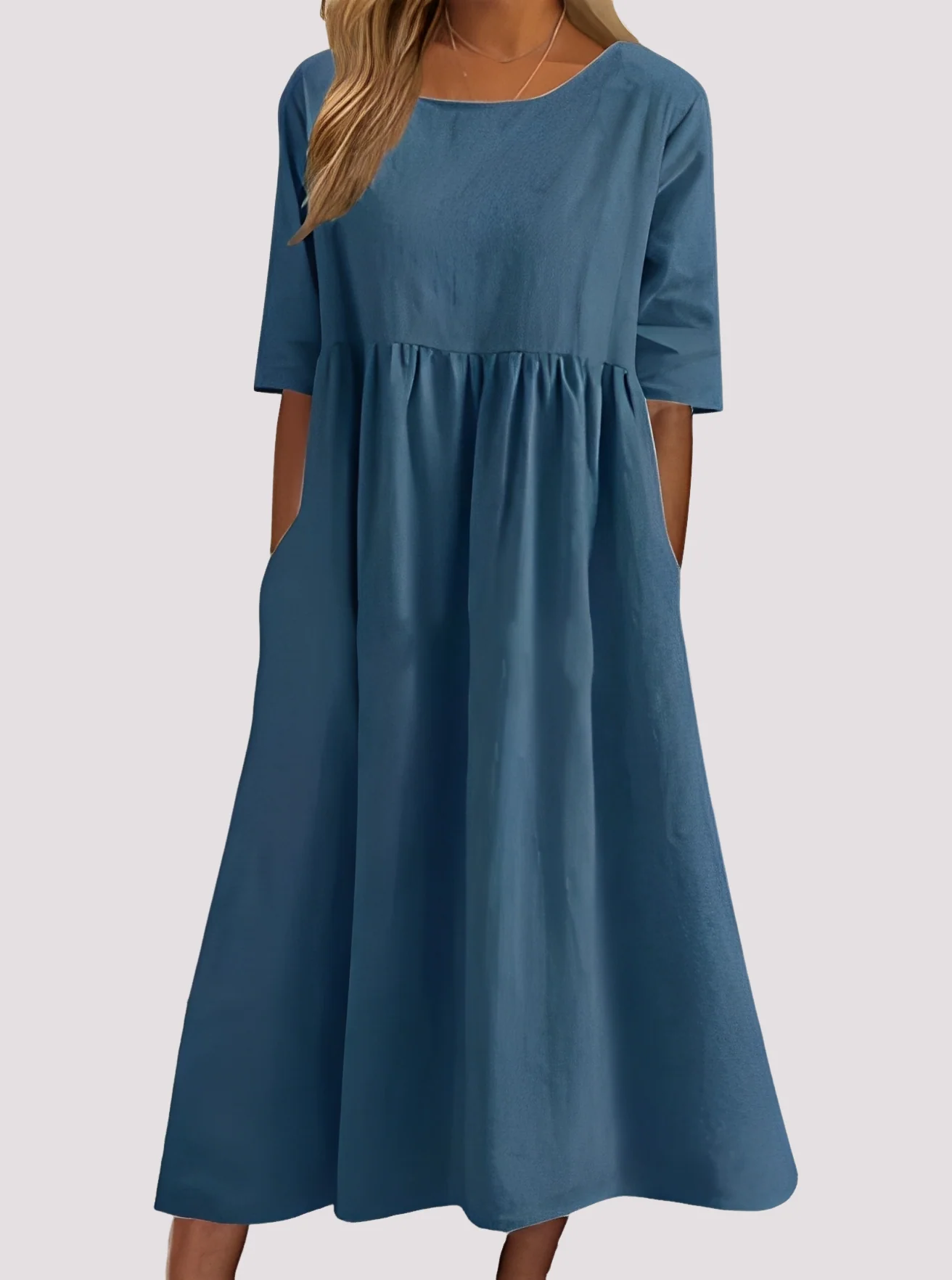 Julie - Robe décontractée avec poches pour femmes - Image 5