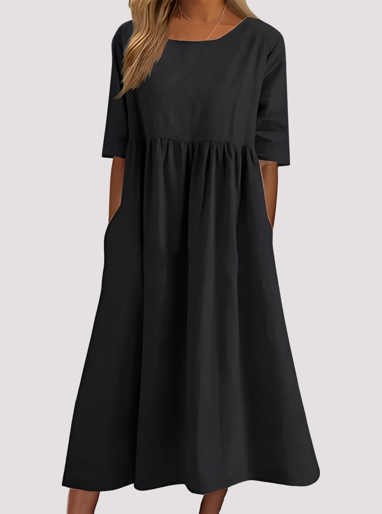 Julie - Robe décontractée avec poches pour femmes - Image 6