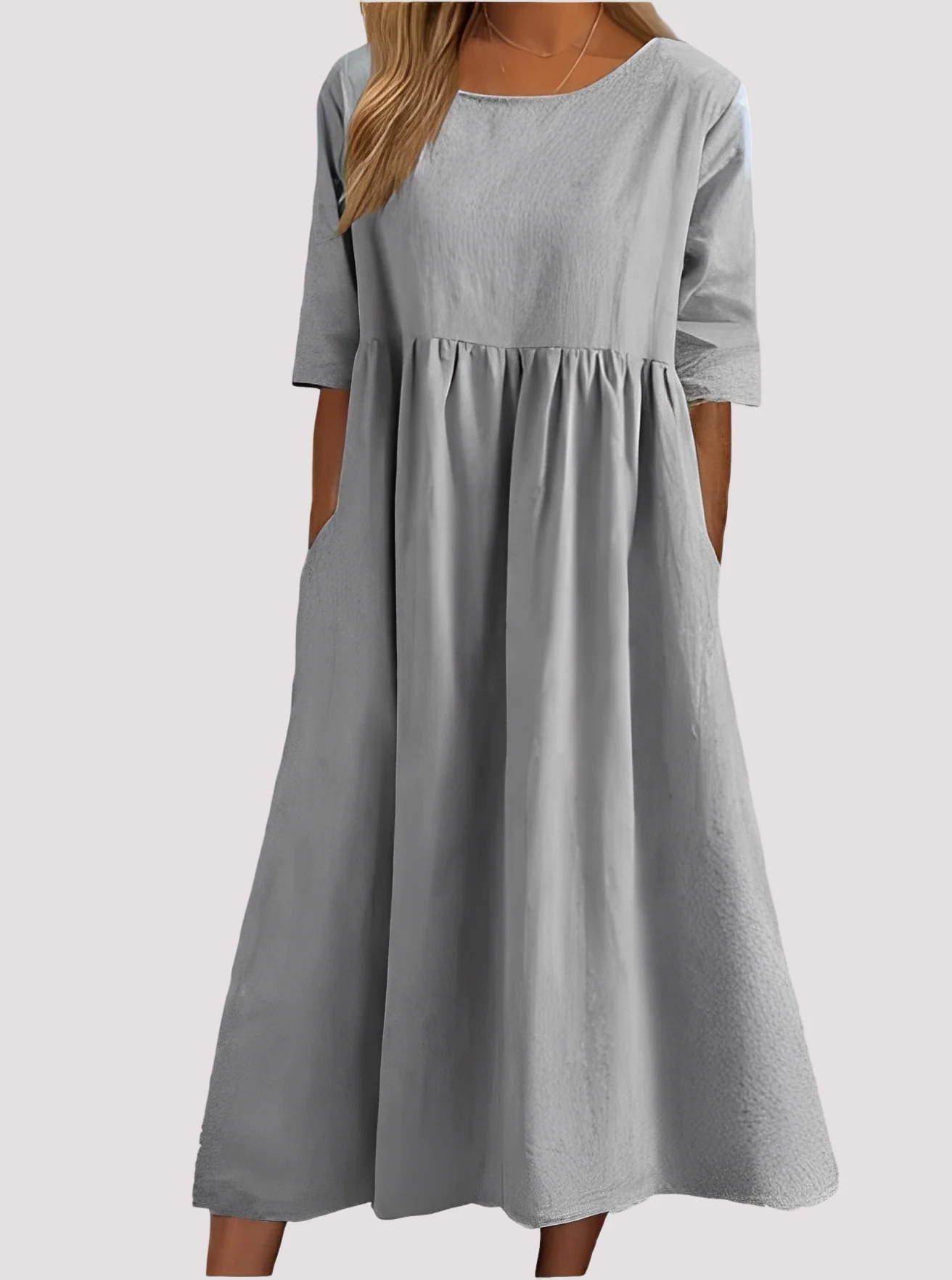 Julie - Robe décontractée avec poches pour femmes - Image 8