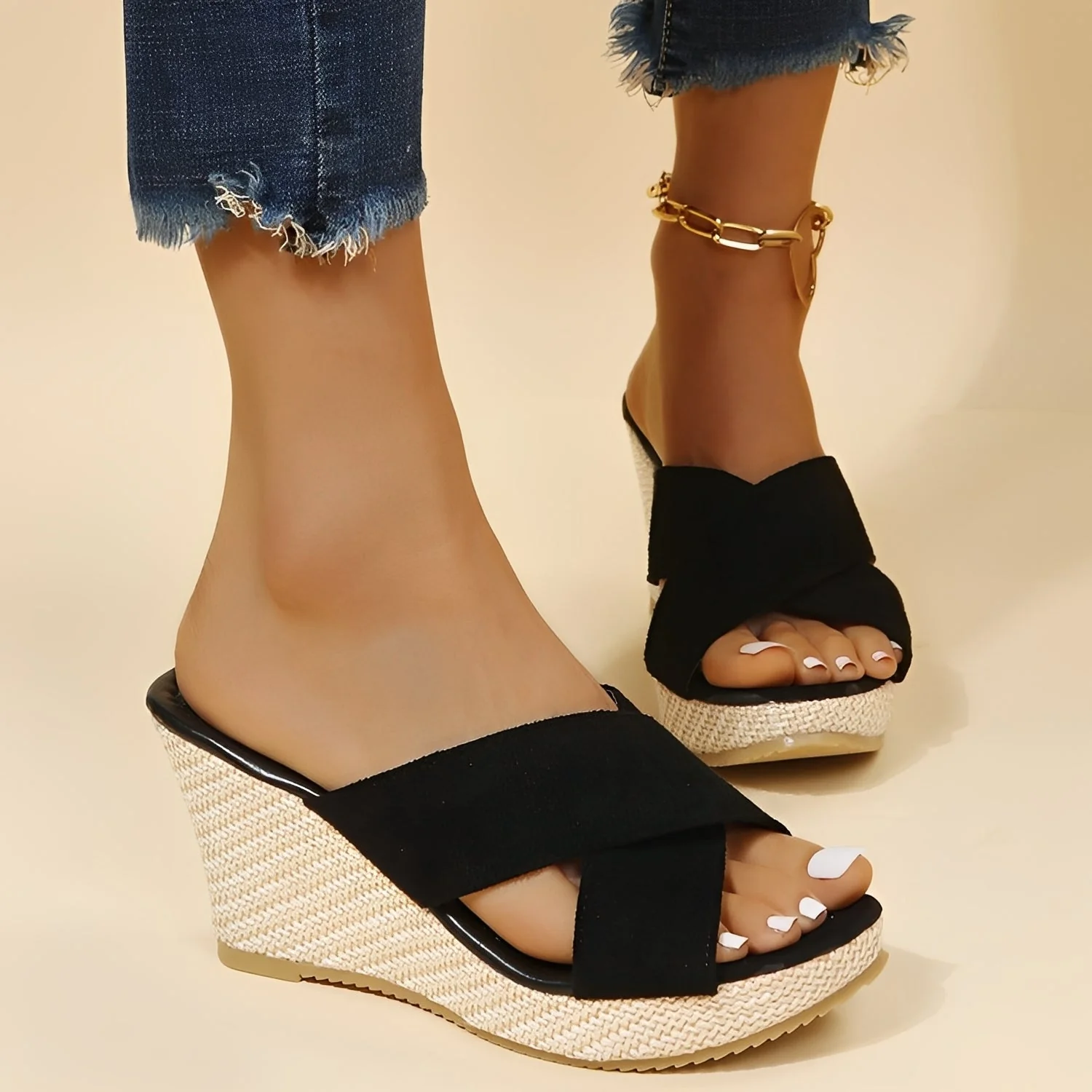 Julie - Sandales compensées élégantes et confortables pour femmes - Image 3