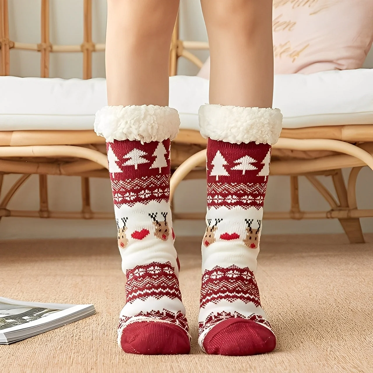 Kassia - Chaussettes chaudes de Noël pour femmes - Image 4
