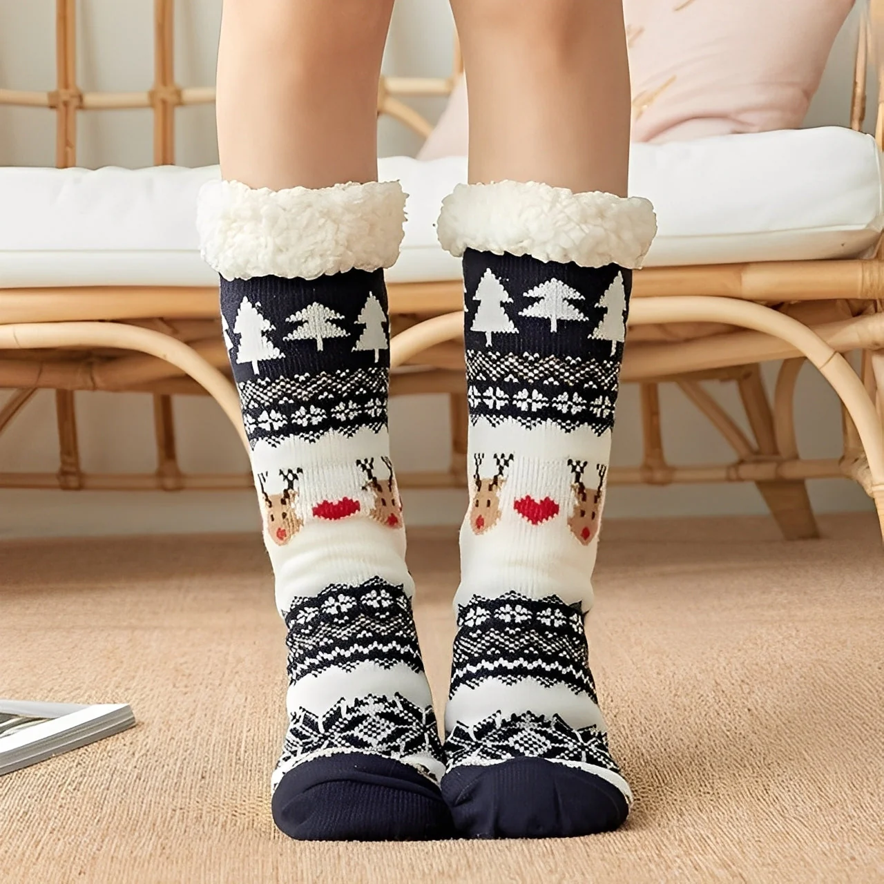 Kassia - Chaussettes chaudes de Noël pour femmes - Image 5
