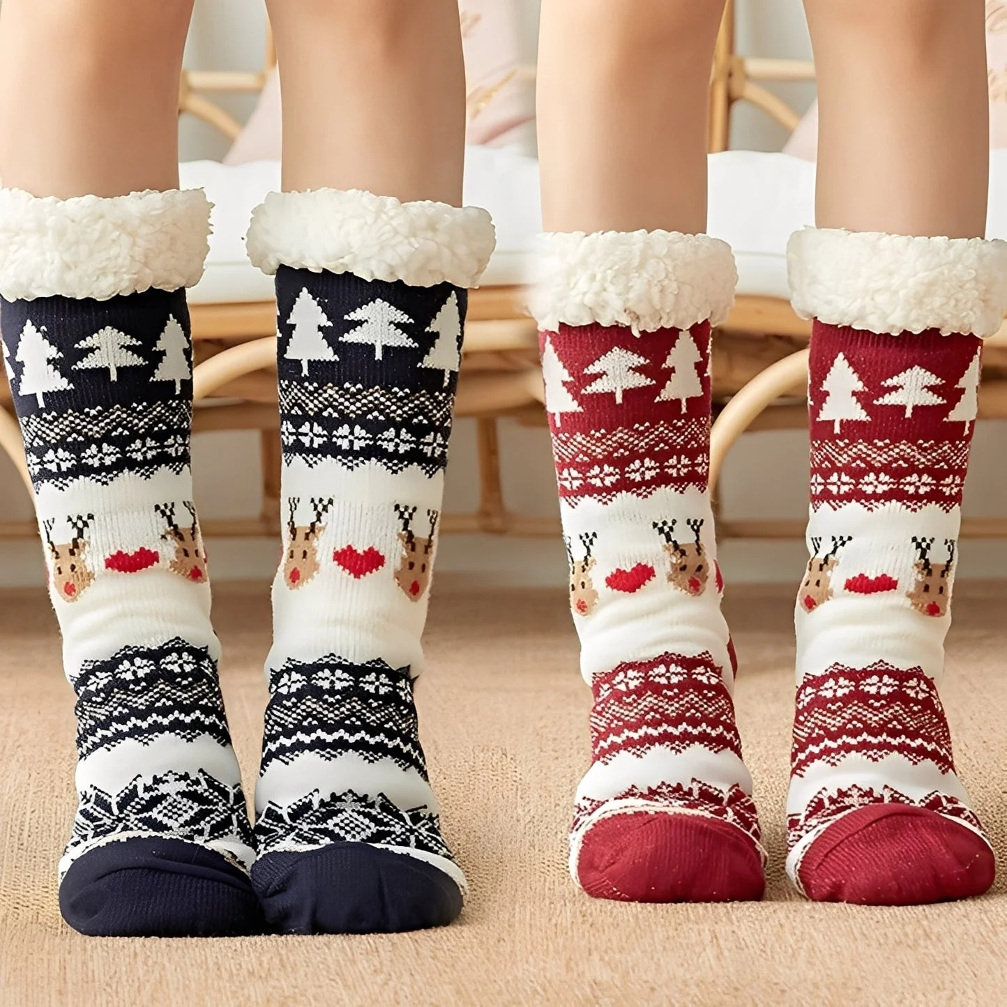 Kassia - Chaussettes chaudes de Noël pour femmes - Image 6