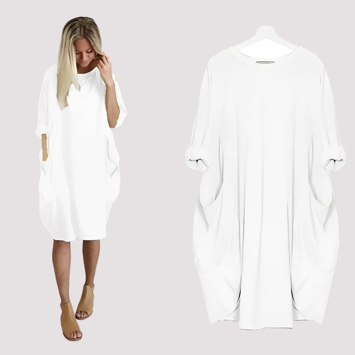 Kate - Robe décontractée et ample pour femmes - Image 2