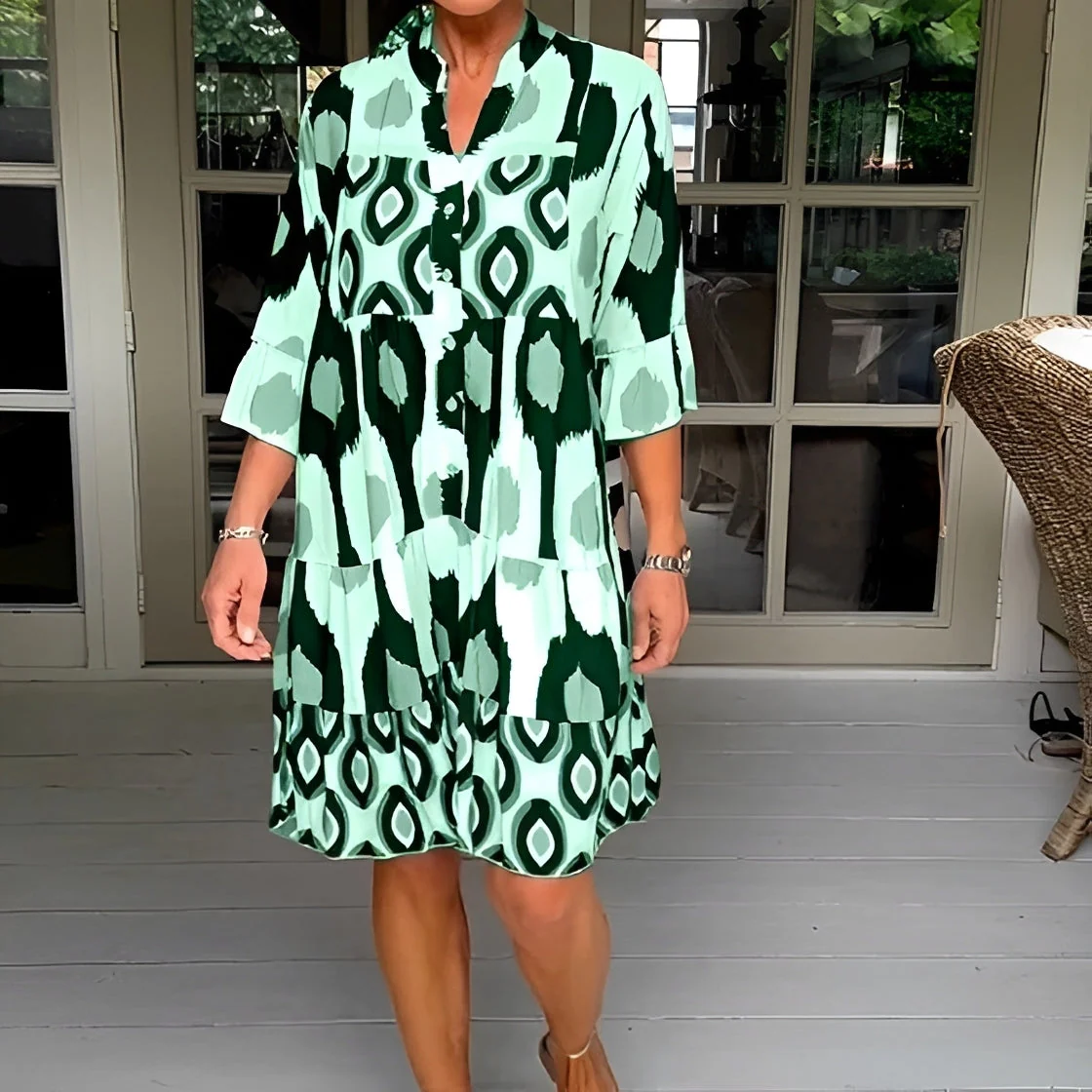 Katie - Robe Ample Élégante - Image 2