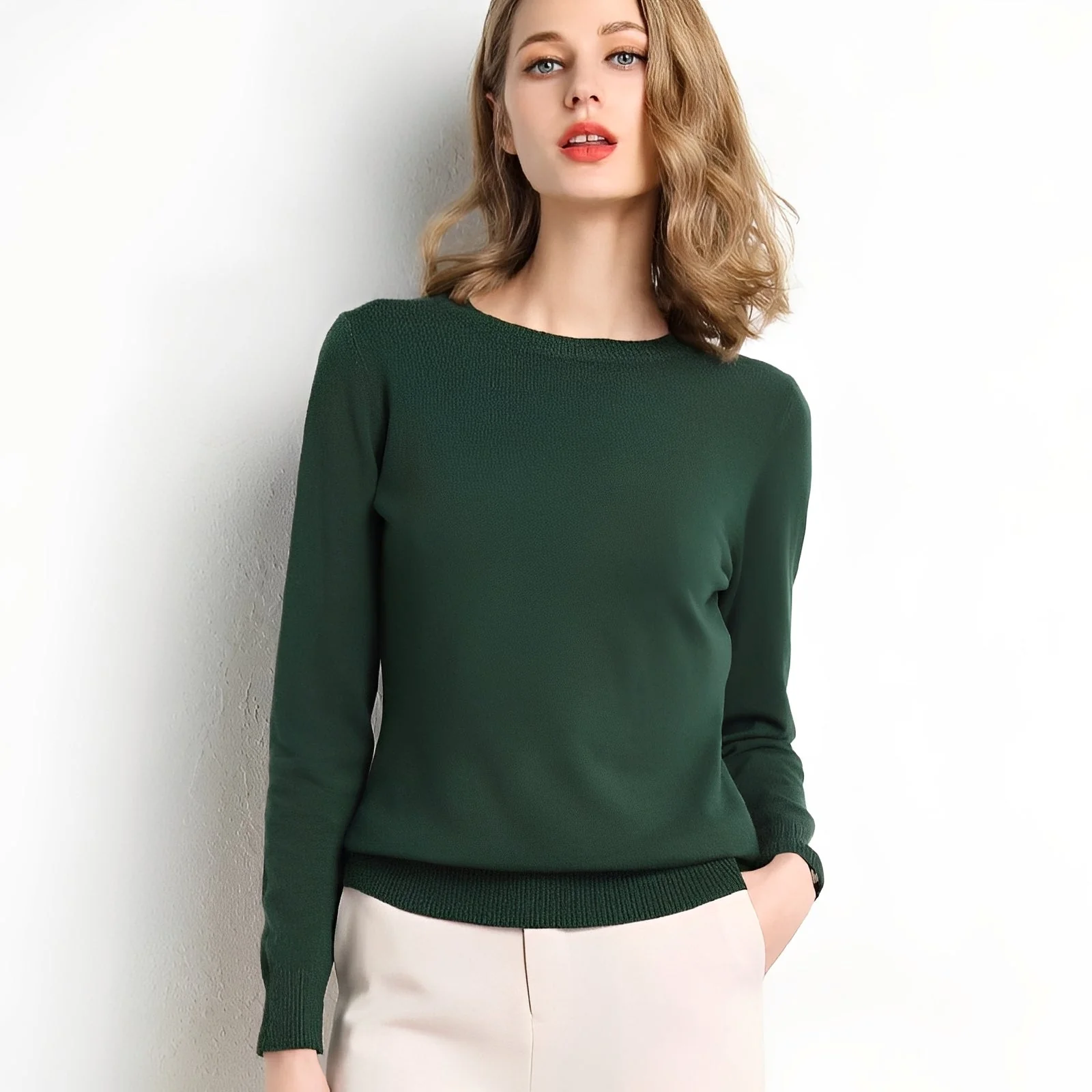 Kerren - Pull chaud et classique pour femmes - Image 11