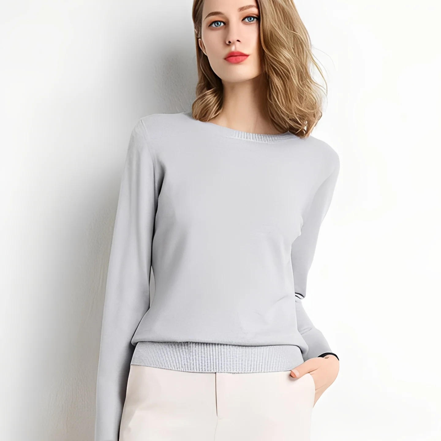 Kerren - Pull chaud et classique pour femmes - Image 3