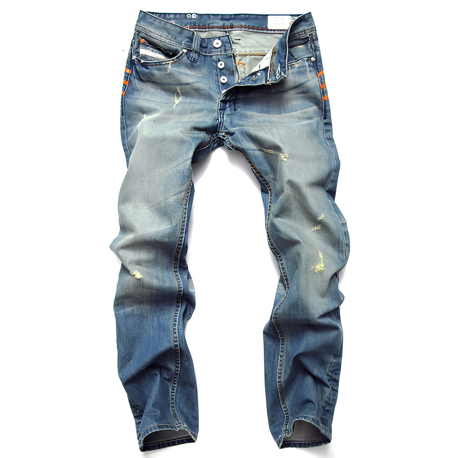 Kevin - Jeans décontractées avec déchirures pour hommes - Image 2