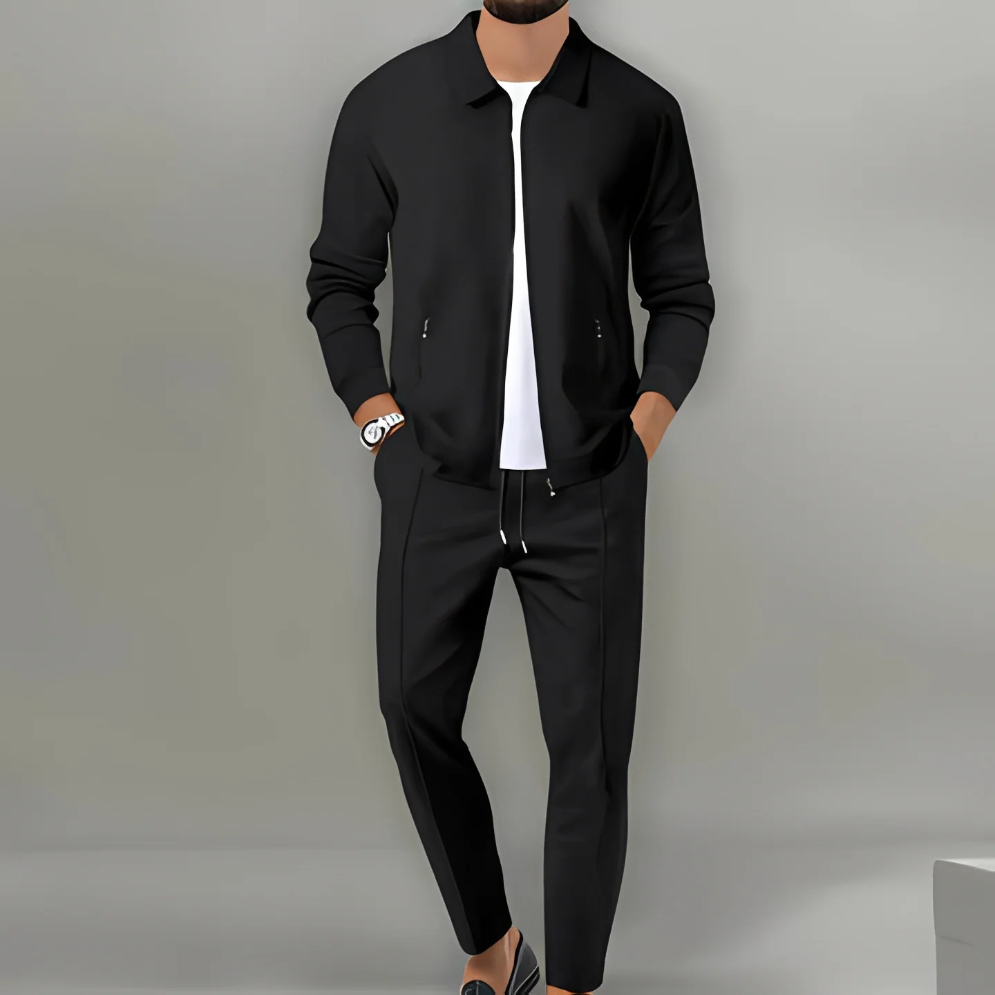 Khenzo - Costume homme à la mode et décontracté - Image 5