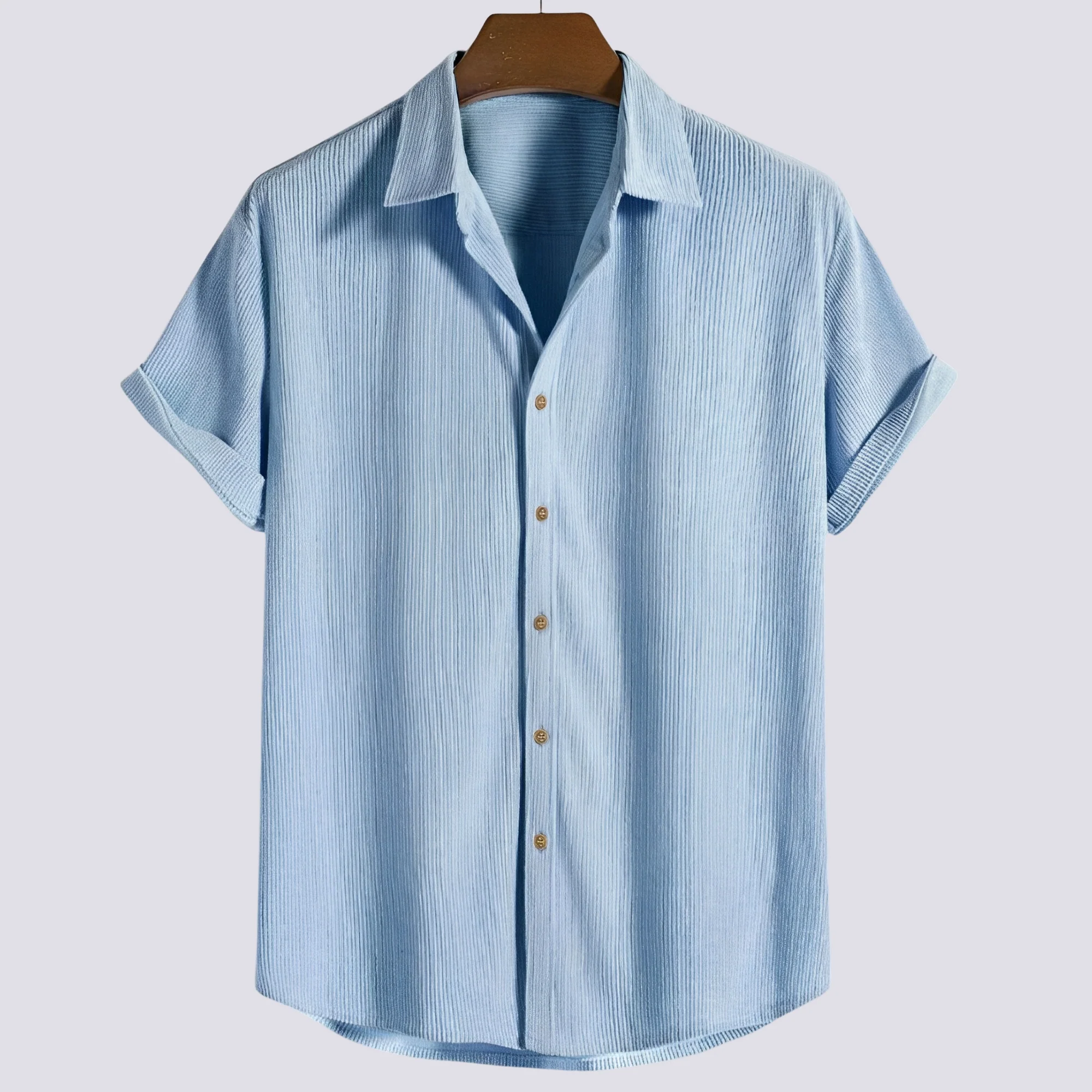 Kierce - Chemise décontractée à motif pour hommes