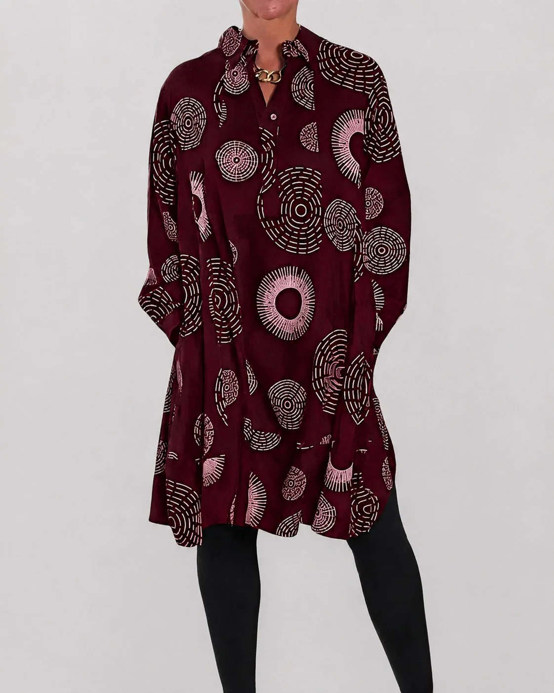 Lacie - Robe Ample avec Revers - Image 2