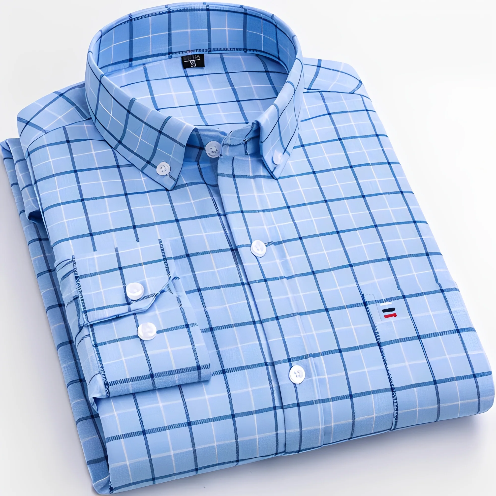 Lance - Chemise à carreaux pour homme à manches longues - Image 3