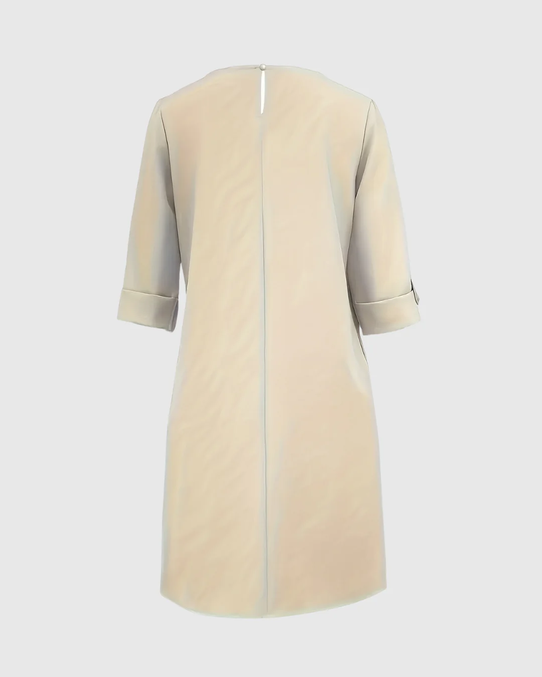 Laure – Robe Fluide à Coupe Droite et Style Intemporel - Image 5