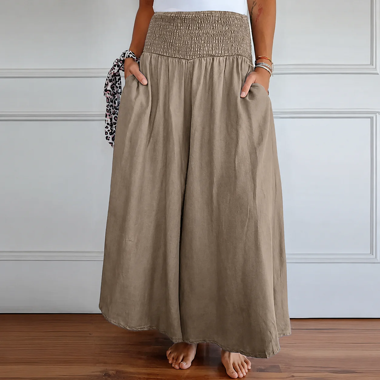 Laurine - Pantalon Décontracté Taille Haute - Image 2