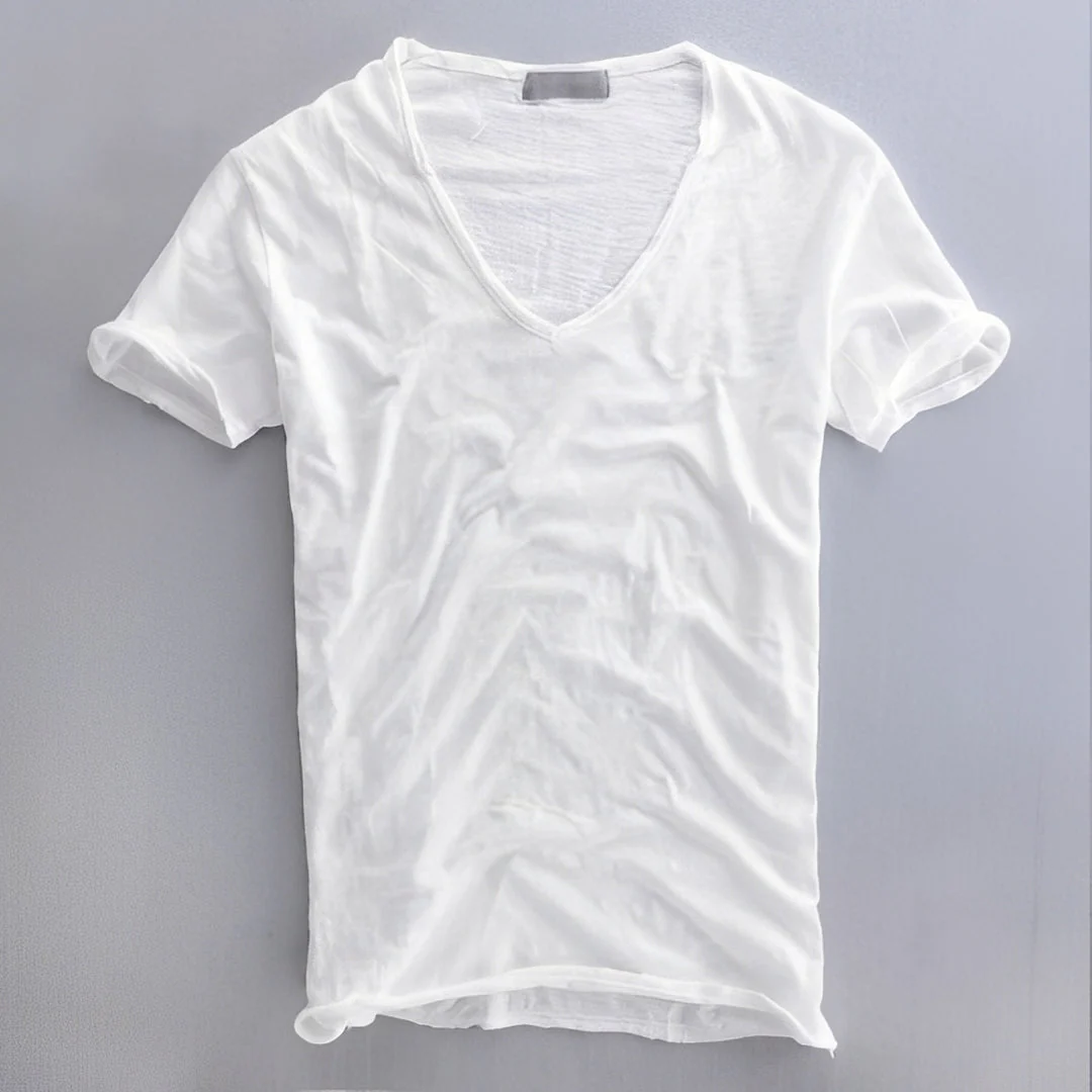Lemuel - T-shirt décontracté d'été pour homme