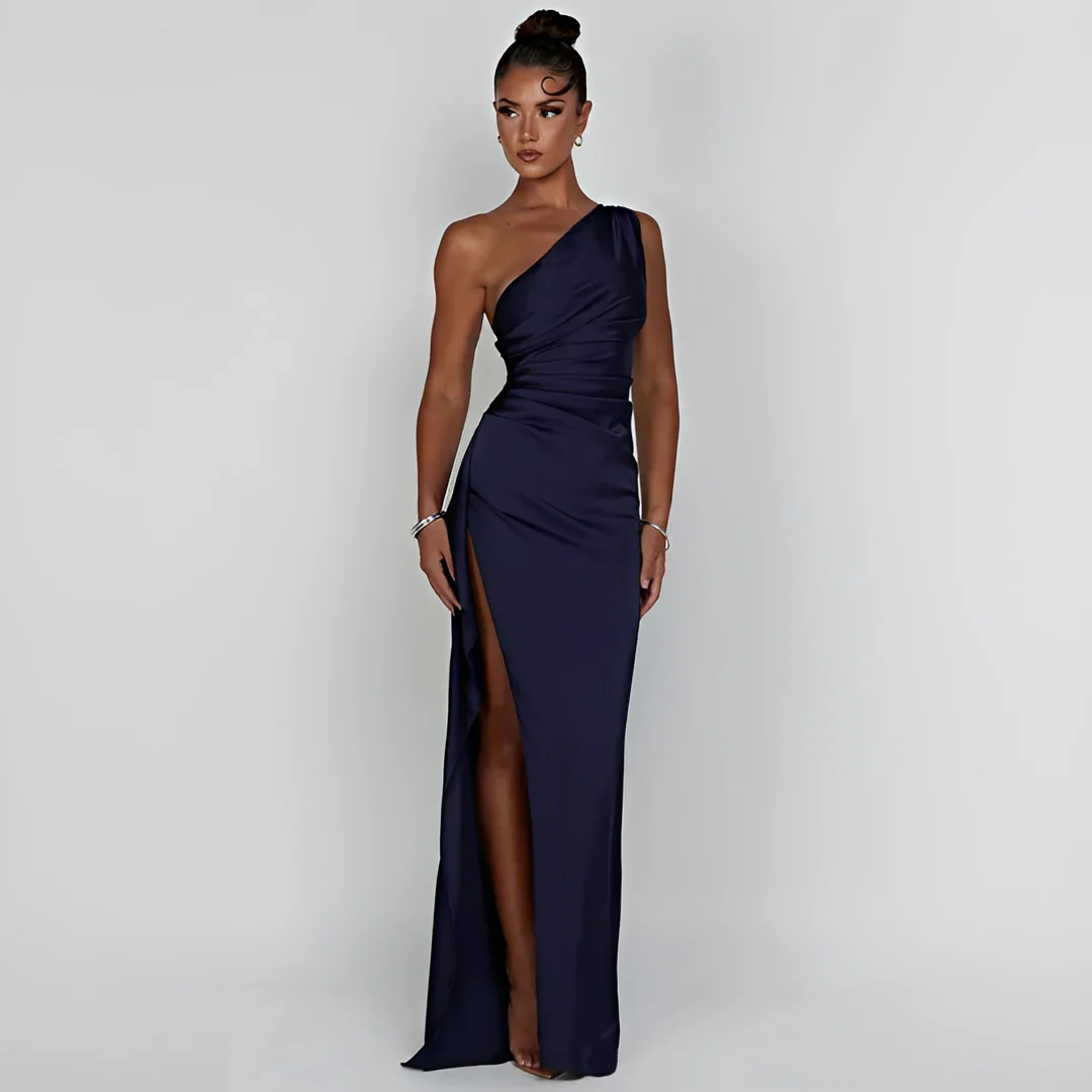 Leonora - Robe d'été chic à une épaule pour femme - Image 5