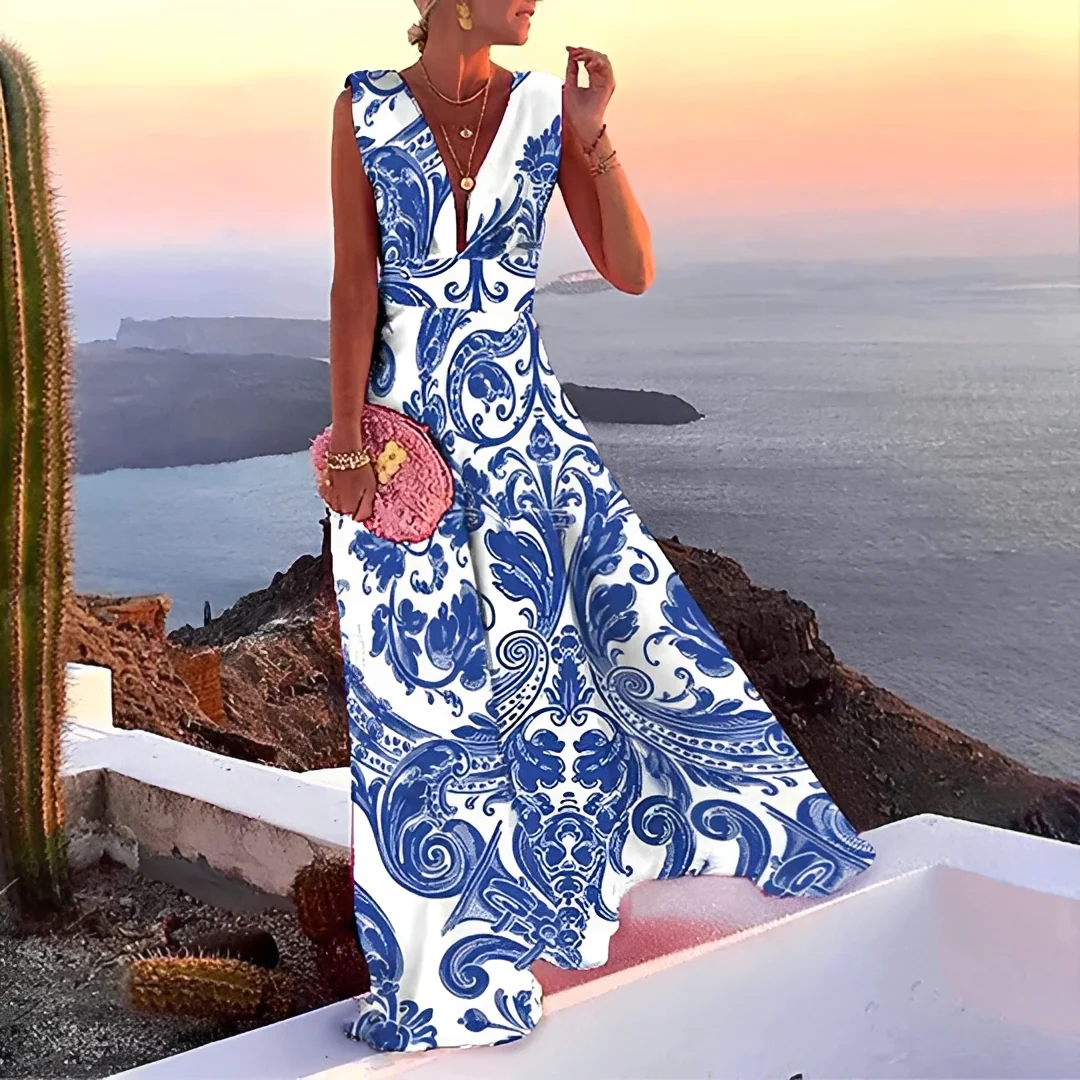Lilyana - Robe Longue Élégante Sans Manches - Image 3