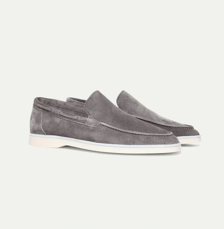 Lorenzo - Classiques mocassins en daim pour hommes - Image 4