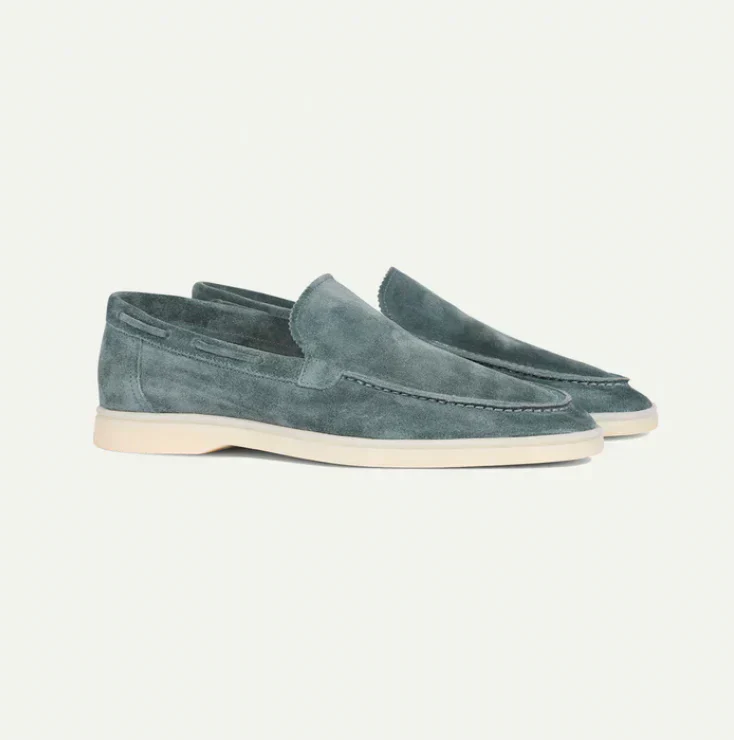 Lorenzo - Classiques mocassins en daim pour hommes - Image 6