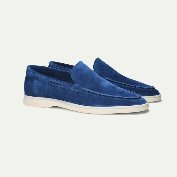 Lorenzo - Classiques mocassins en daim pour hommes - Image 8